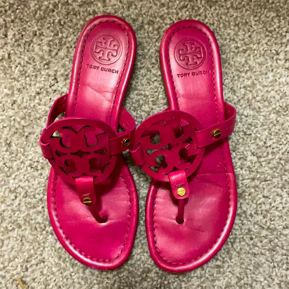 Tory Burch Miller sandals size 7 got pink